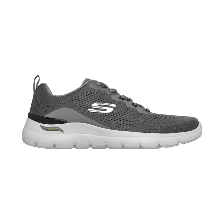 Skechers Arch Fit Summits – Kravel Houtskool/Limoen