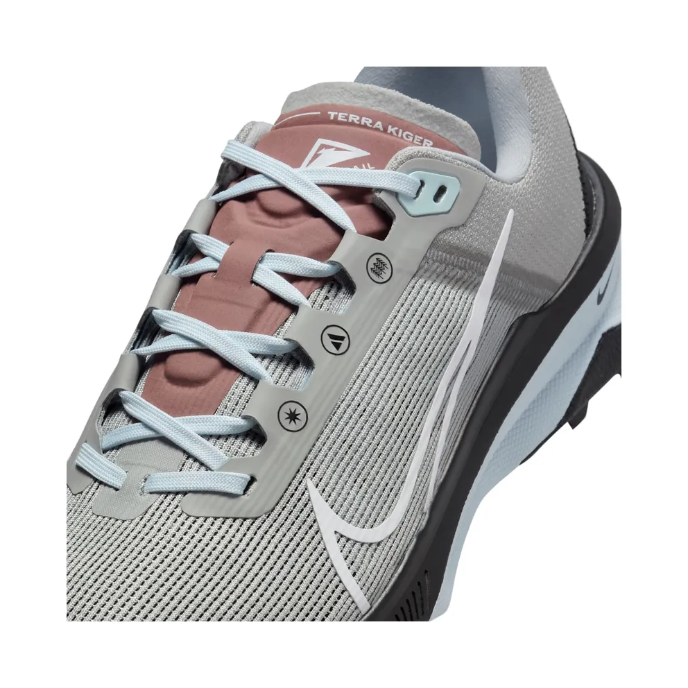 Nike React Terra Kiger 9 Light Smoke Grey Black Glacier Blue White (DR2694-005)