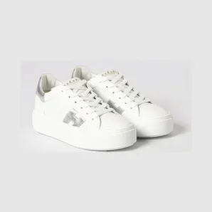 Hogan Crosswind Leather Sneakers White (HXW7050GB00V1L0PQS)