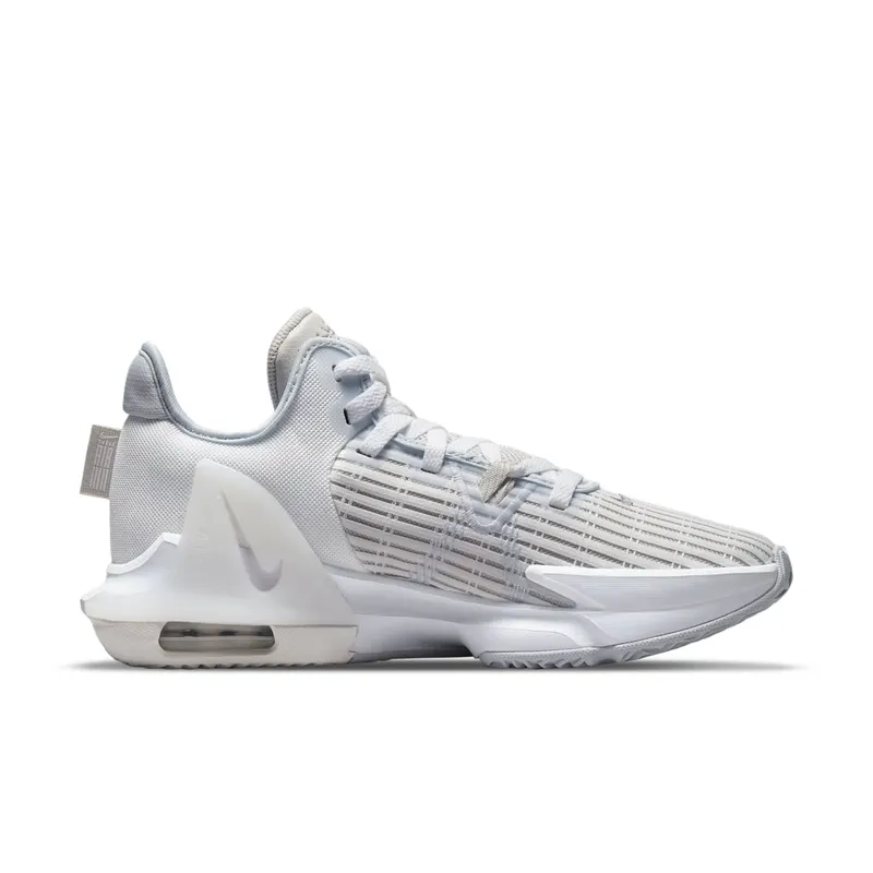 Nike LeBron Witness 6 Summit White Metallic Pewter (CZ4052-102)