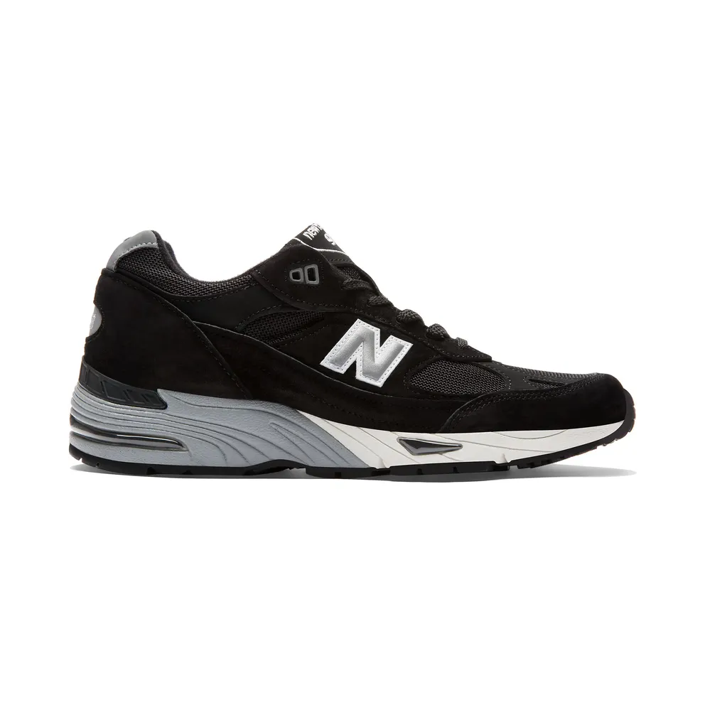 New Balance 991 MiUK Black Silver (M991EKS)