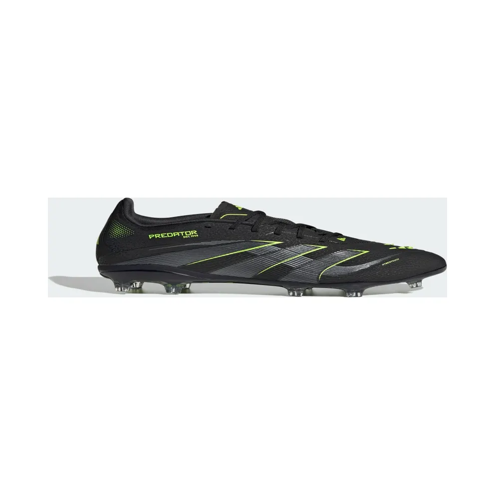 adidas Predator Elite FG Core Black Iron Metallic Lucid Lemon (JI1177)