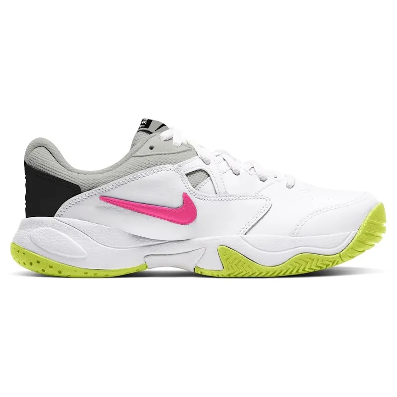 Nike Court Lite 2 White Hot Lime Laser Fuchsia (CD0440-107)
