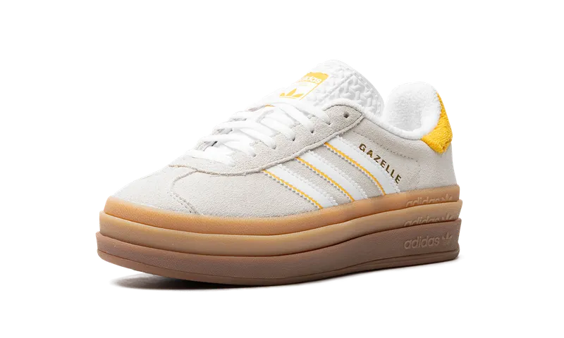 Adidas Gazelle Bold “Ivory Bold Gold” (IH9929)