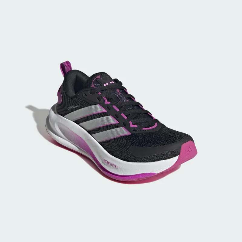 Adidas ADIDAS MINECRAFT SUPERNOVA EASE 2 Junior Running Shoes Core Black / Silver Metallic / Purple Burst (KJ9657)