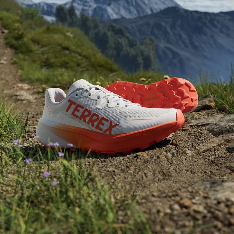 Adidas Terrex Agravic 3 Trail Running Cloud White / Semi Impact Orange / Dash Grey (JI0955)