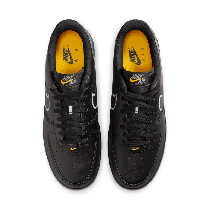 Nike Air Force 1 Low Black Laser Orange (IB7677-001)
