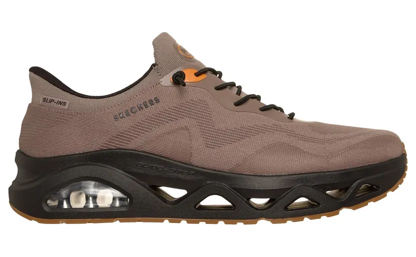 Skechers Slip-ins: UNO Glide-Step – Air Gliders Sneaker Bruin/Zwart