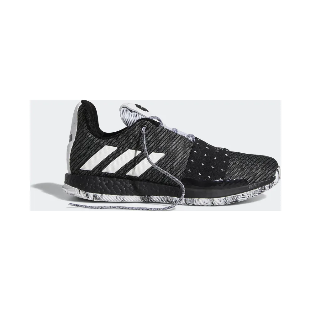 adidas Harden Vol. 3 Black White Core Black/Footwear White/Grey Six (BB7723)
