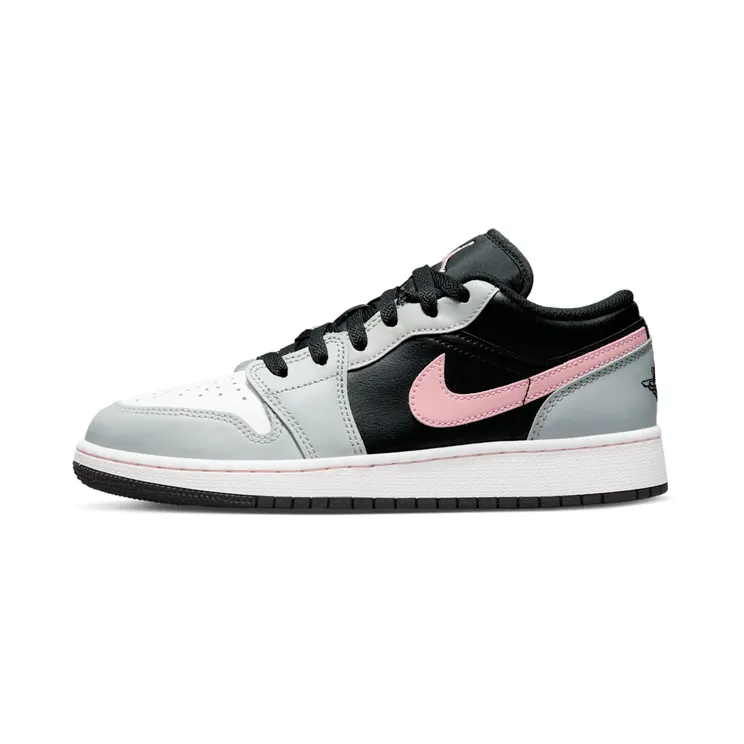 Jordan 1 Low Black Grey Pink (GS) (553560-062)
