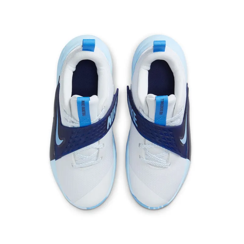Nike Team Hustle D 12 White Psychic Blue Midnight Navy University Blue (HF6279-100)