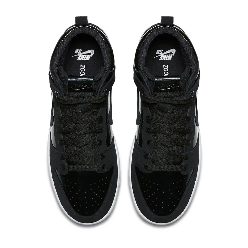 Nike Sb Zoom Dunk High Pro Black/Black-White-Clear Black/Black-White-Clear (854851-001)