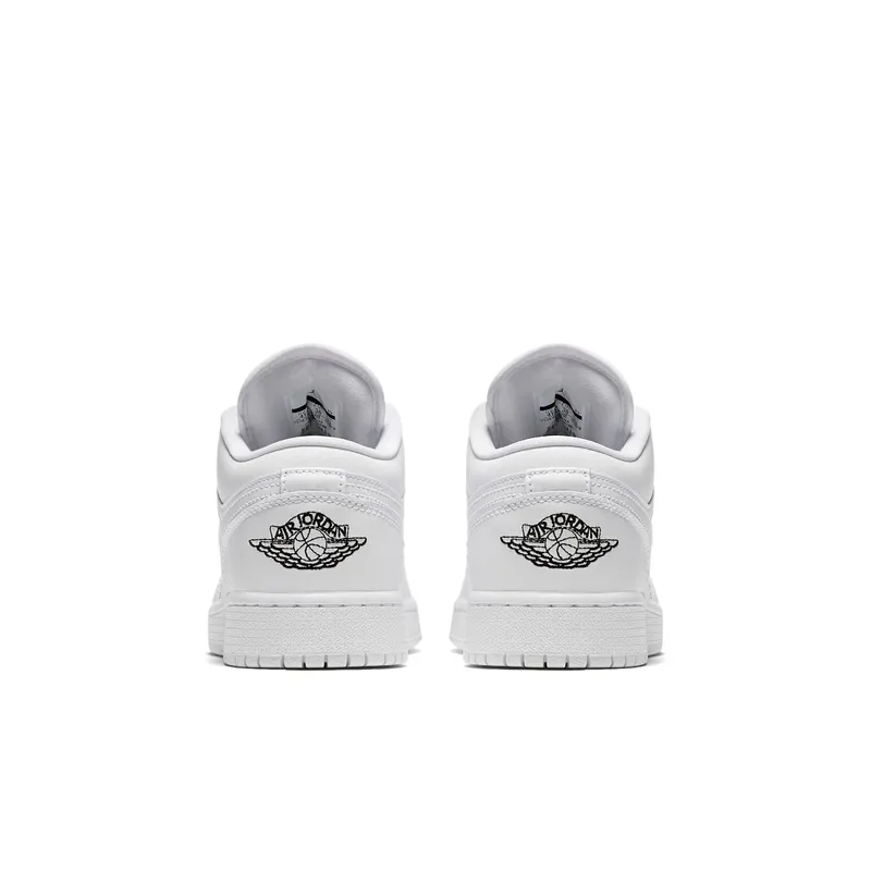 Jordan 1 Low Triple White (GS) White/Black (553560-110)