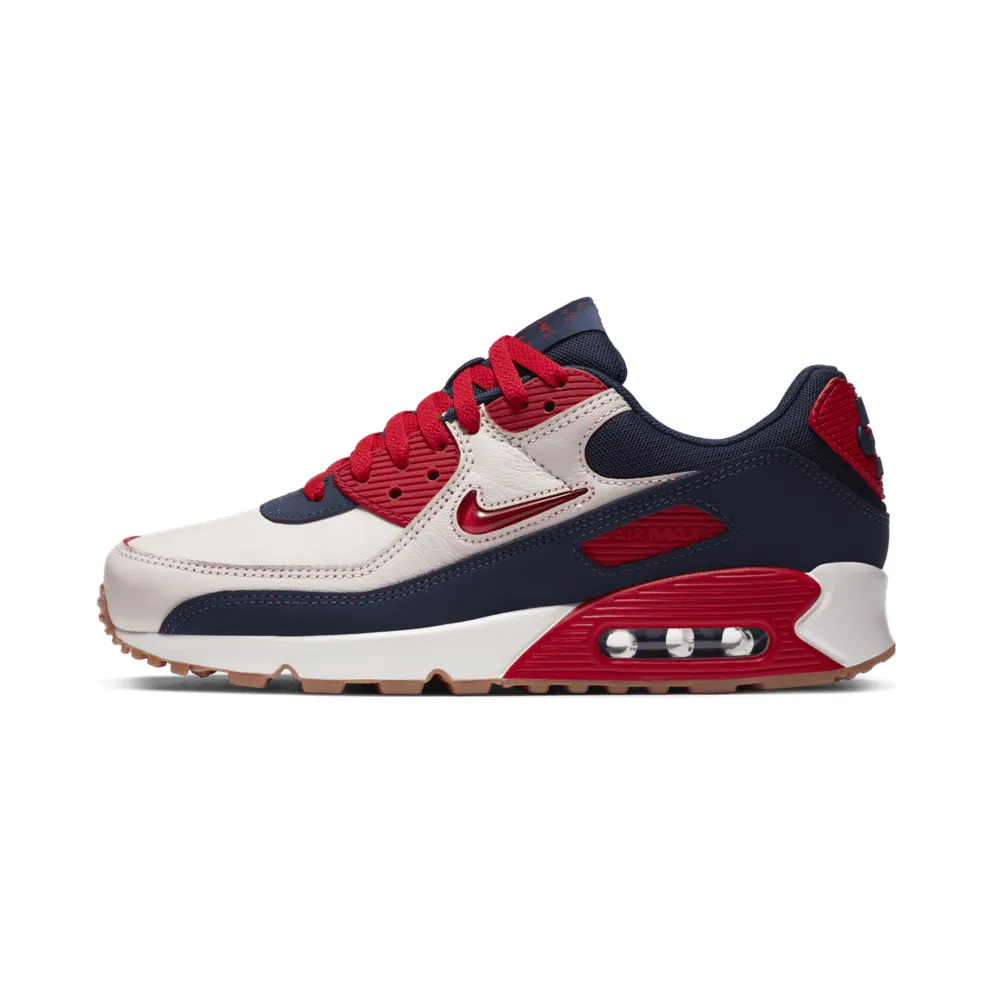 Nike Air Max 90 Home & Away Red Sail/University Red-Black-Gum Medium Brown (CJ0611-101)