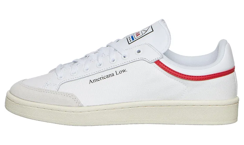 Adidas Americana Low ‘Glory Red’ Cloud White/Glory Red/Chalk White (EF6385)