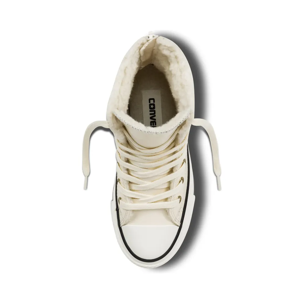 Converse Ctas Hi-Rise Boot X-Hi Parchment Parchment/Black-Egret (653389C)
