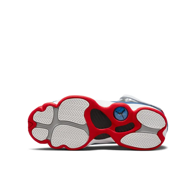 Jordan 6 Rings White University Red Light Steel Grey True Blue (323419-140)