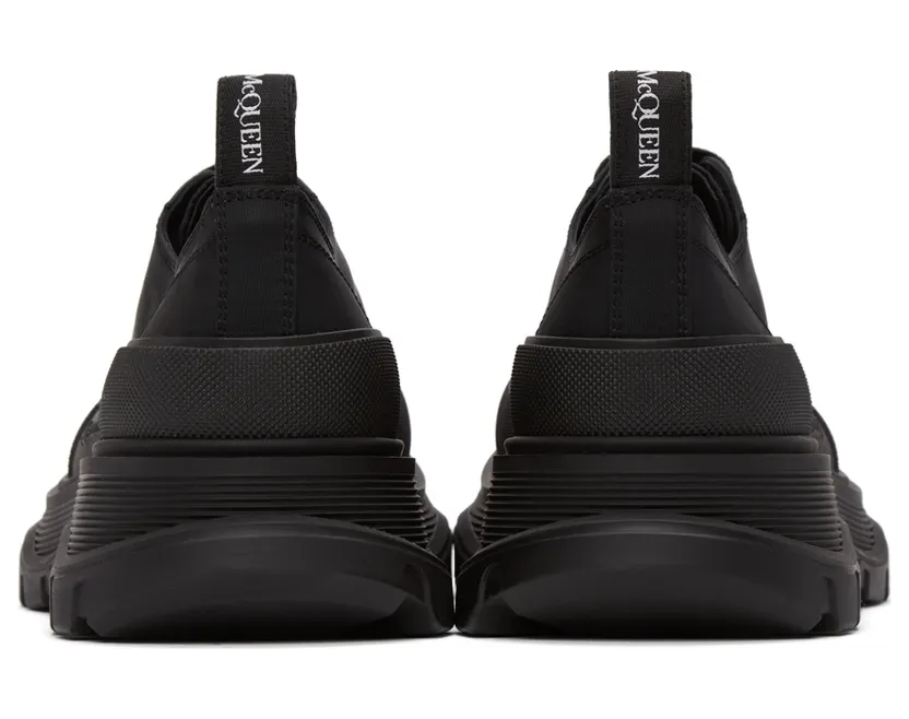 Alexander McQueen White & Black Tread Slick Graffiti Sneakers (682421W4RQ2) (4)