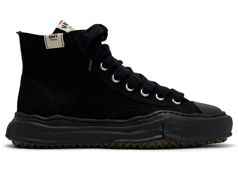 Maison Mihara Yasuhiro Peterson OG Sole Canvas High Triple Black (A01FW701-BLK BLK)