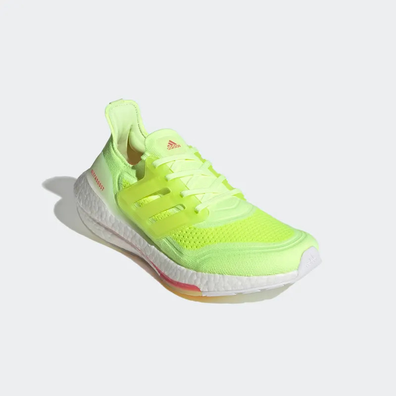 adidas Ultraboost 21 Hi-Res Yellow / Cloud White / Hazy Rose (FY0398)