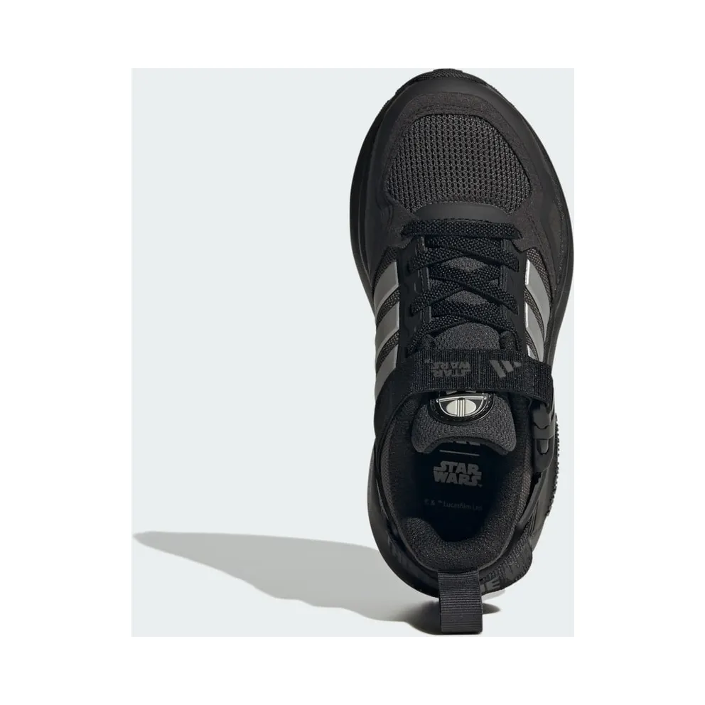 Adidas ADIDAS STAR WARS MANDALORIAN RUNNER Shoes KIDS Carbon / Silver Metallic / Core Black (IH1073)