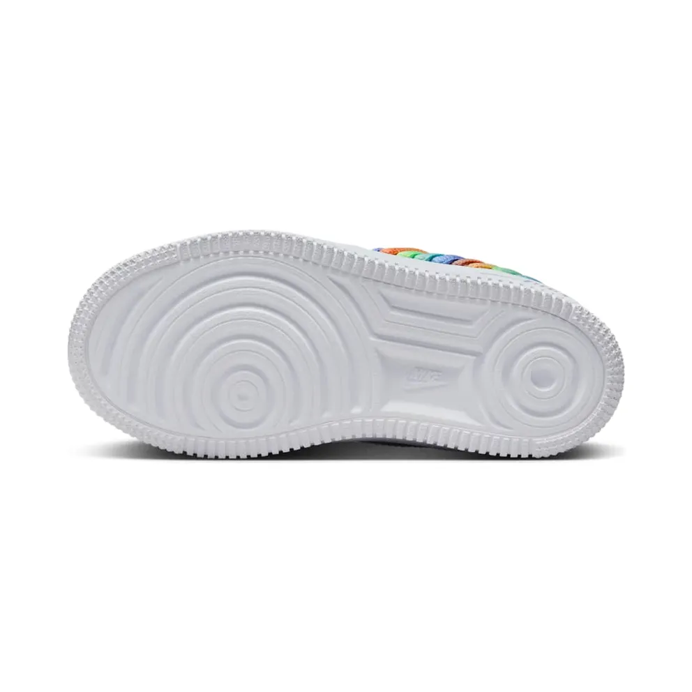 Nike Force 1 Low LV8 EasyOn PS “White Terra Blush Vapor Green Multi-Color” (FN4890-100)