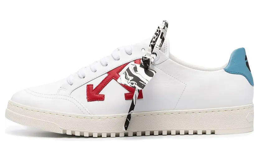Off-White 2.0 Low Top Sneaker White Red Blue (OMIA042R21LEA0020125)