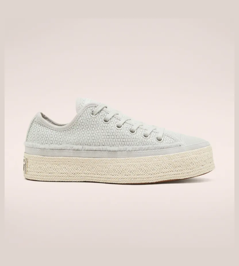 Converse Summer Getaway Chuck Taylor All Star Espadrille Low Top Mouse/white/natural (567688C)