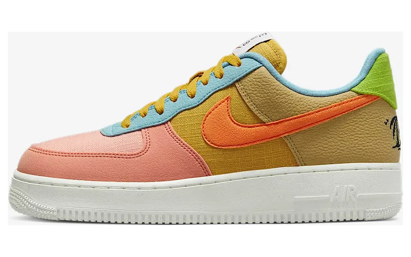 Nike Air Force 1 Low Sun Club “Sanded Gold / Wheatgrass / Light Madder Root / Hot Curry” (DQ4531-700)