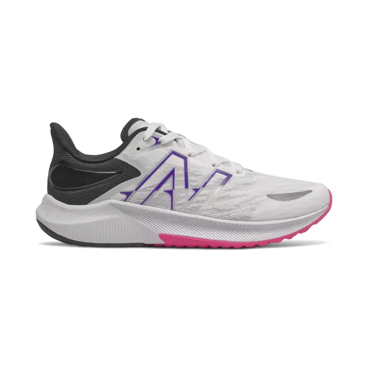 New Balance FuelCell Propel v3 White Pink Glow (W) (WFCPRLM3)