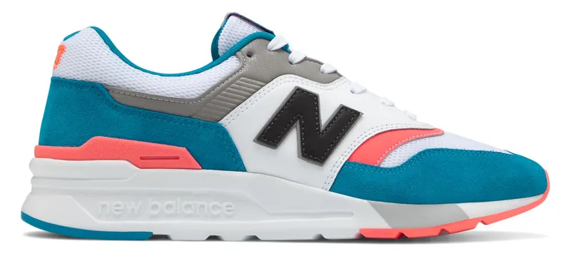 New Balance 997 White Aqua White/Aqua (CM997HCS)