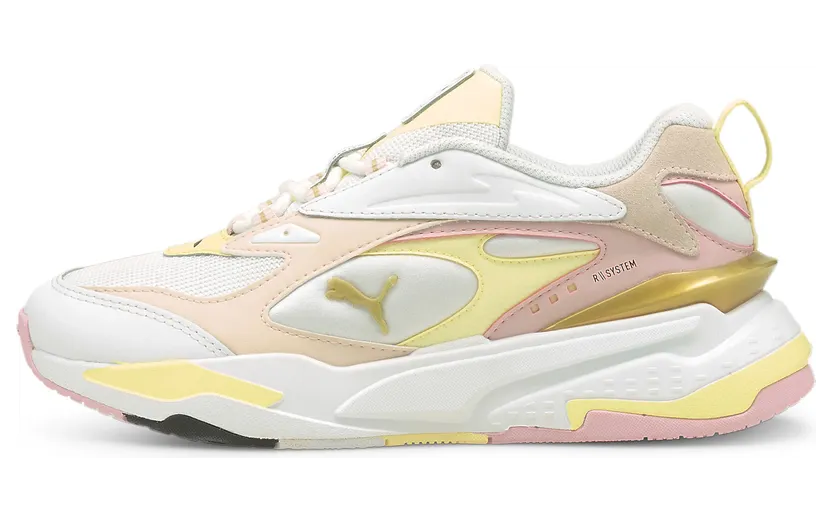 Puma RS-Fast Mix Gold Wit/Roze/Geel (382244-01)