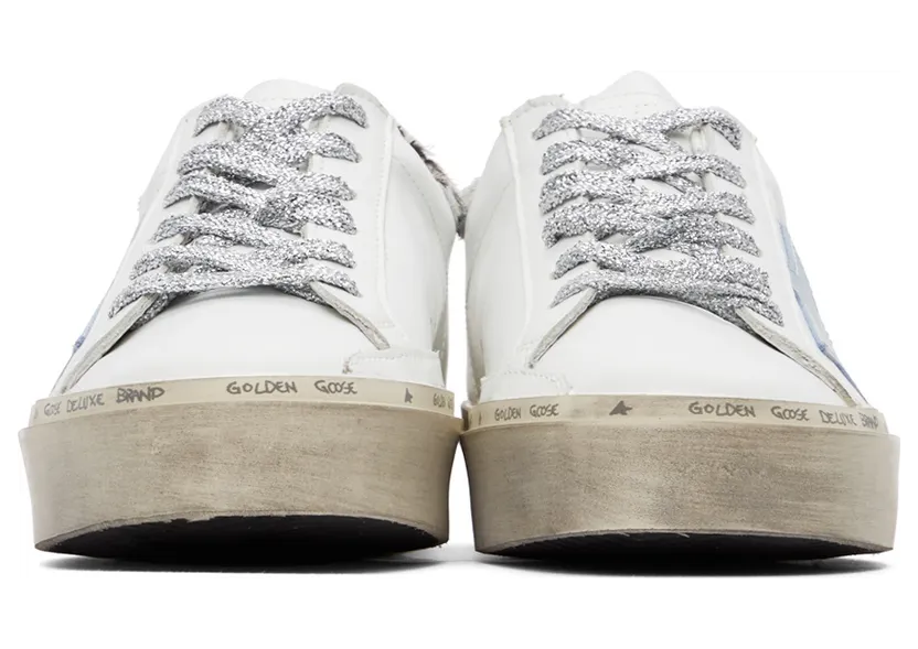 Golden Goose White Leopard Hi Star Sneakers (GWF00118.F002441.10871) (2)