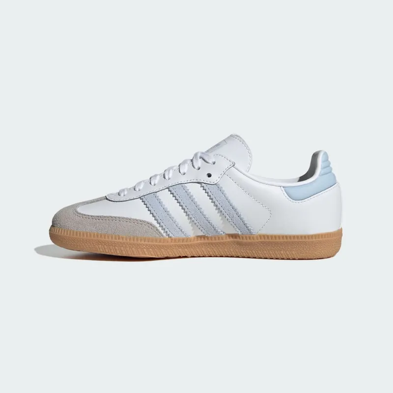 Adidas Samba OG GS “White Crystal Sky Gum” (JQ2019)
