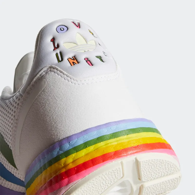 adidas ZX 1K Boost Pride Cloud White / Cloud White / Off White (GW2418)