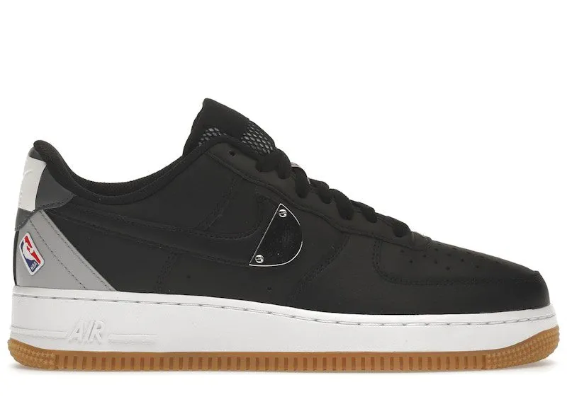 Nike Air Force 1 Low ’07 NBA Black Silver (CT2298-001)