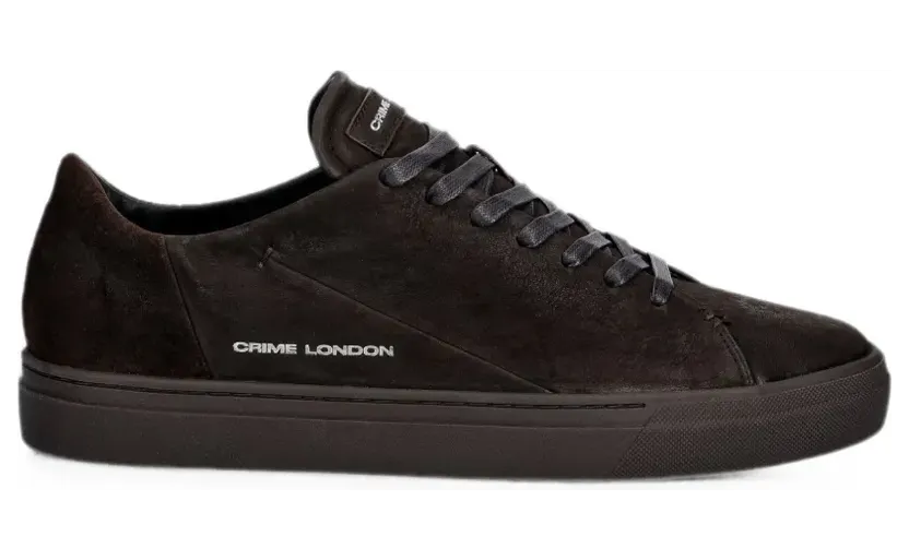 Crime London Sneakers aus Wildleder mit Logo-Print – Braun (10805AA9)