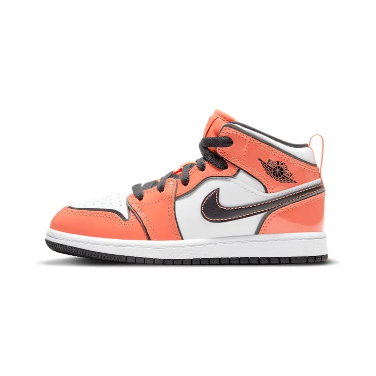 Jordan 1 Mid Turf Orange (PS) (BQ6932-802)