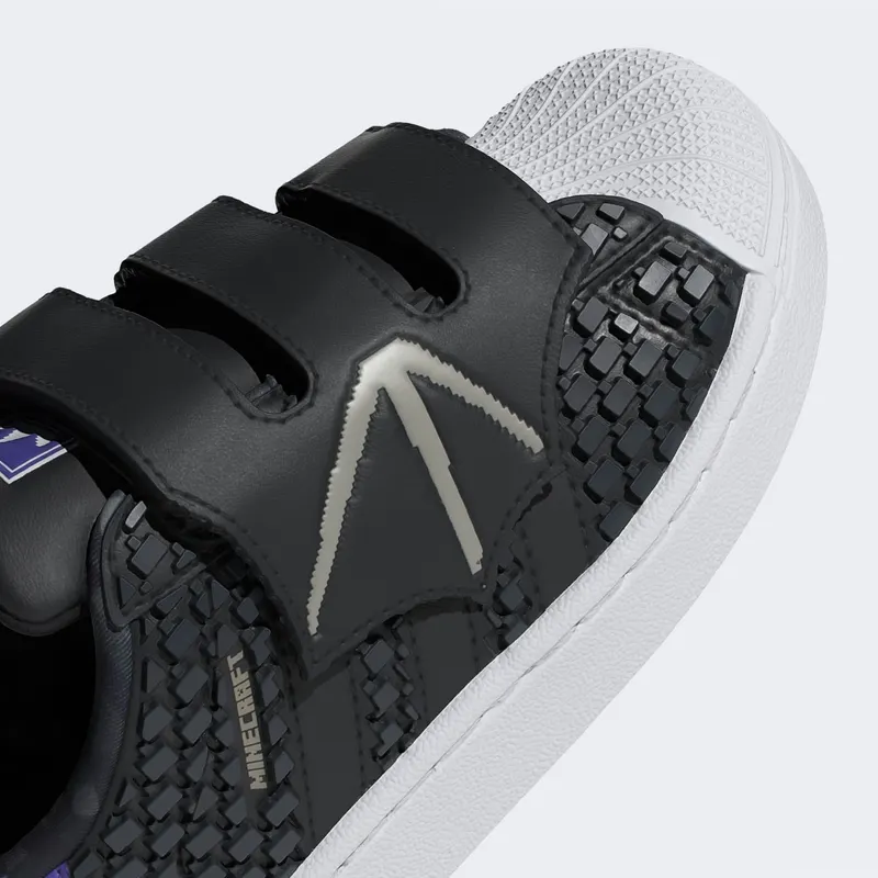 adidas Superstar II Comfort Closure Minecraft Black Cloud White (IH1739)
