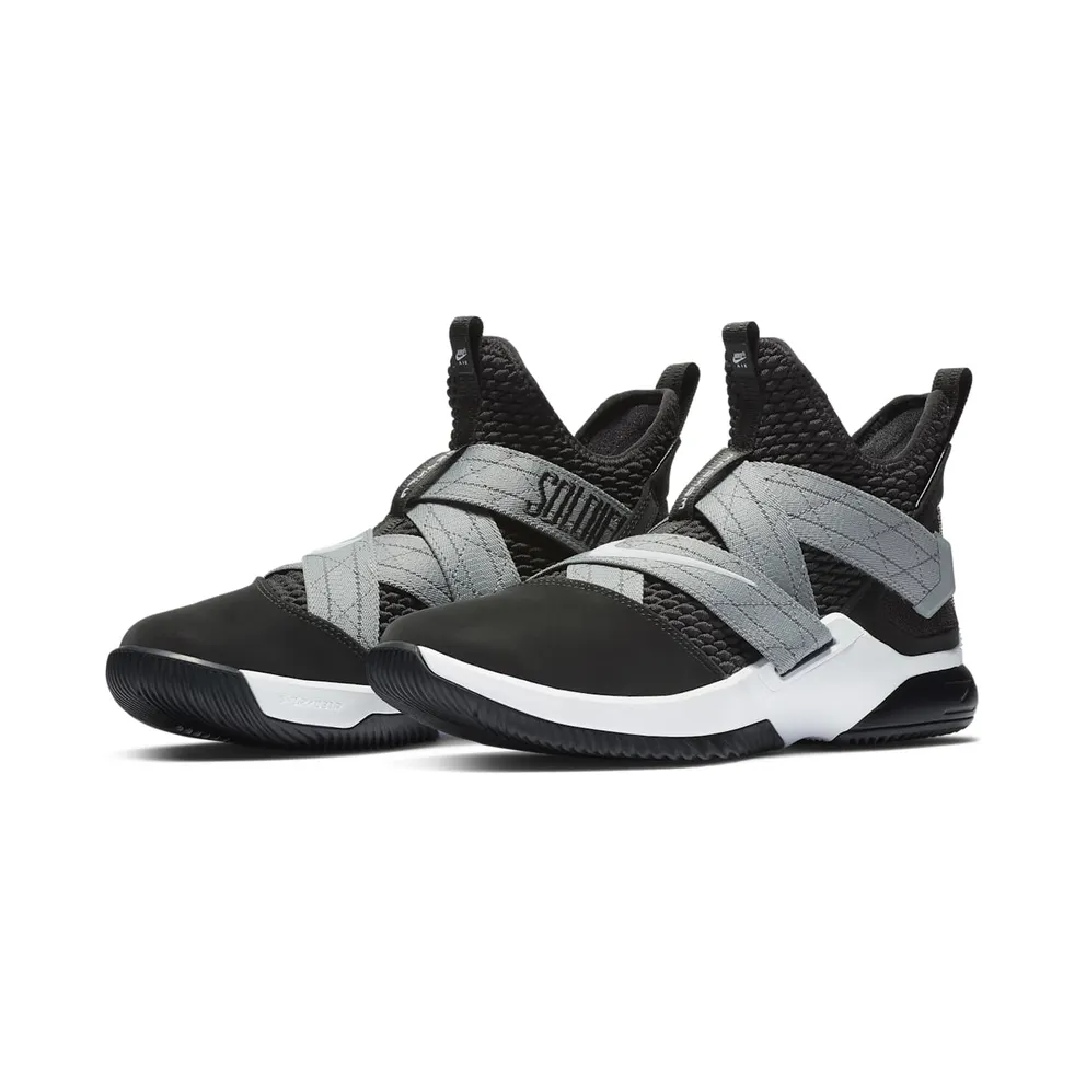 Nike LeBron Zoom Soldier 12 Air Raid Black/White (AO4054-004)