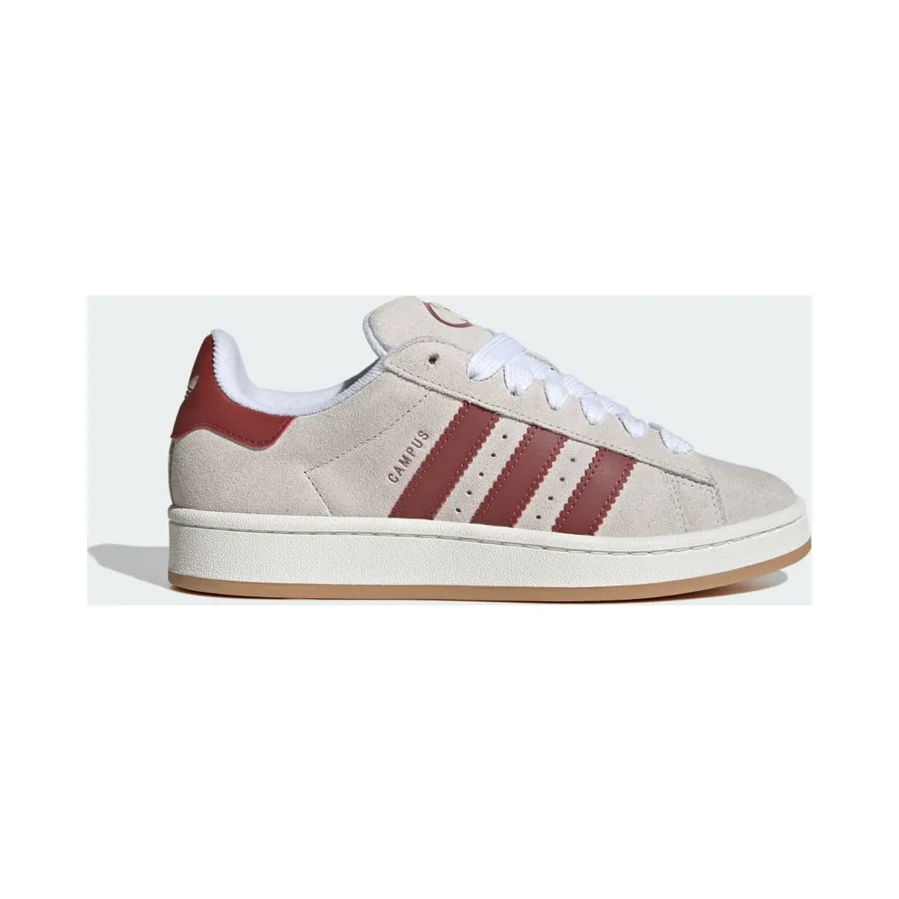 Adidas Campus 00s Crystal White / Core White / Preloved Ruby (JQ7783)