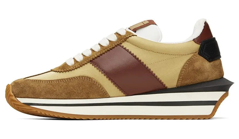 TOM FORD Green & Grey James Sneakers (J1292T-LCL134) (3)