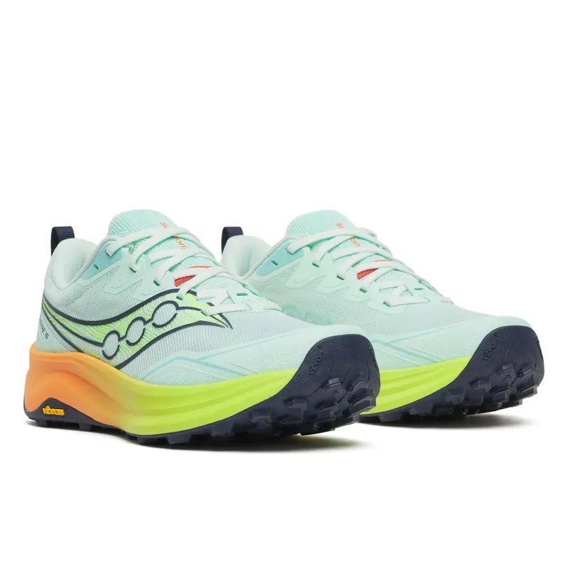 SAUCONY Peregrine 16 “Aqua / Citron” (S11066-130)