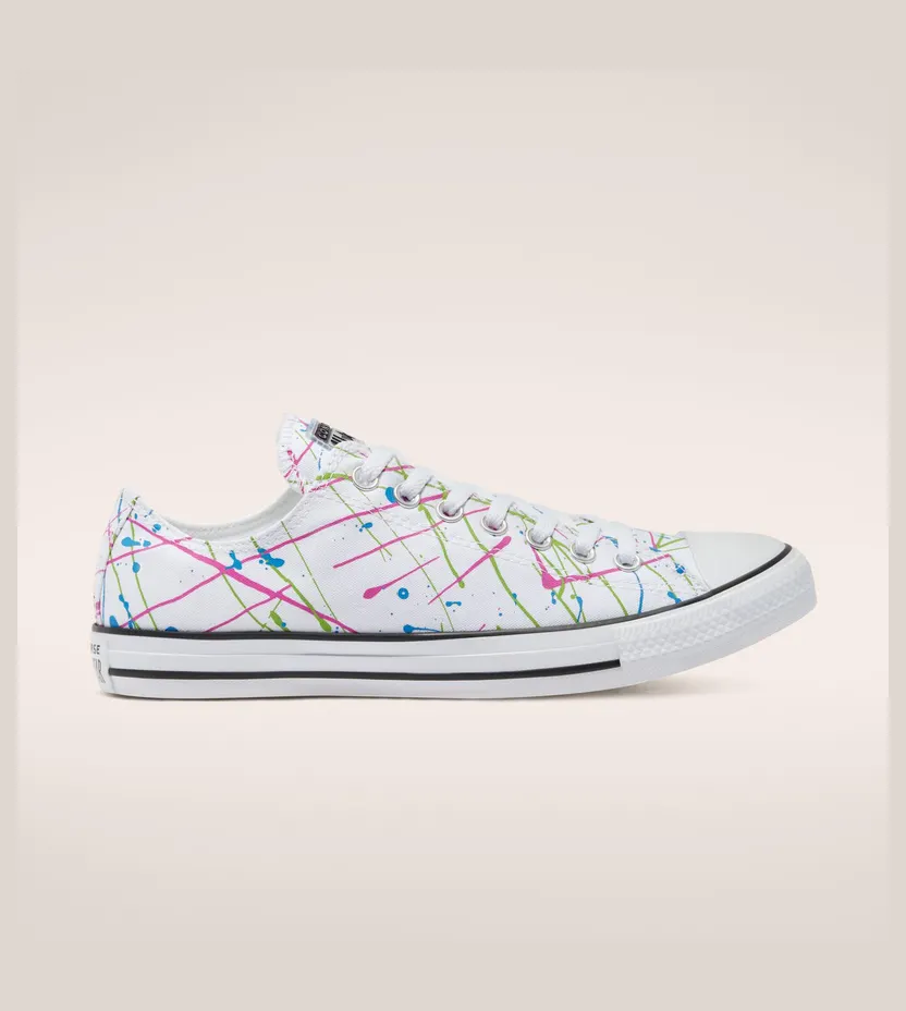 Converse Archive Paint Splatter Chuck Taylor All Star Low Top Wit/multi/wit (170809C)