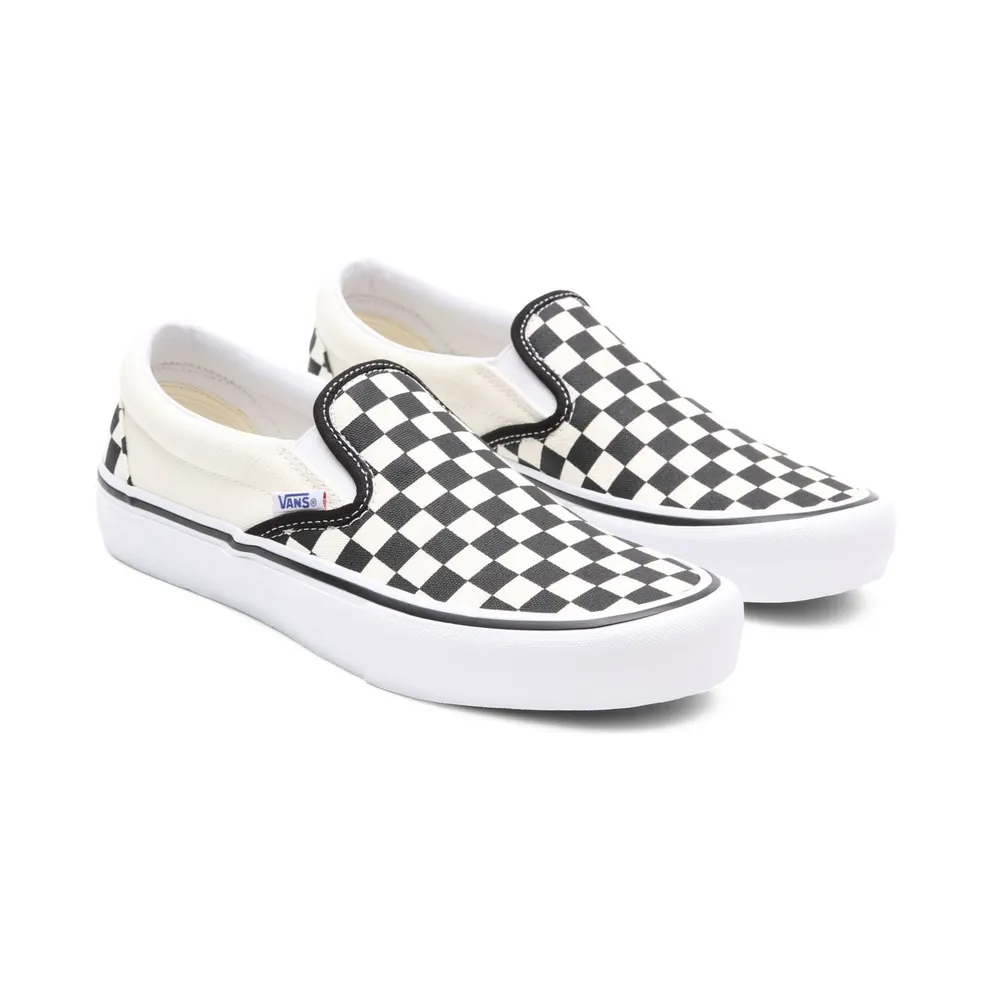 Vans Slip-On Pro Checkerboard Black White Black/White (VN0A347VAPK)