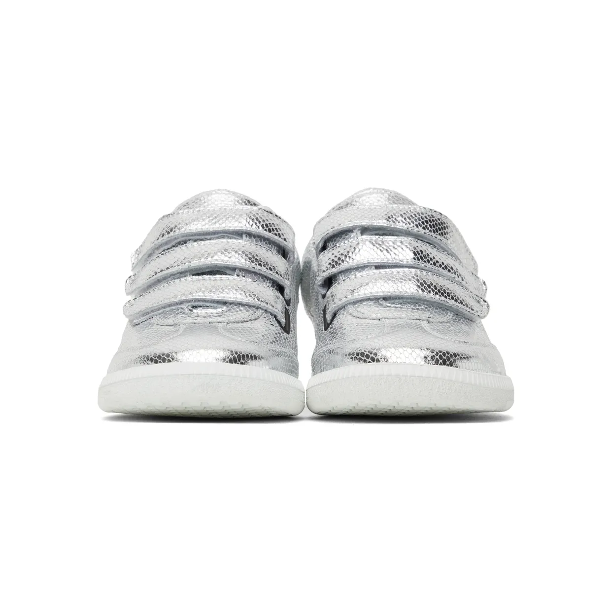 Isabel Marant Silver Goatskin Beth Sneakers (21HBK0031-21H021S) (2)