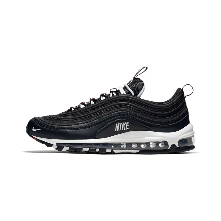 Nike Air Max 97 Premium “Black / Varsity Red / White” (312834-008)