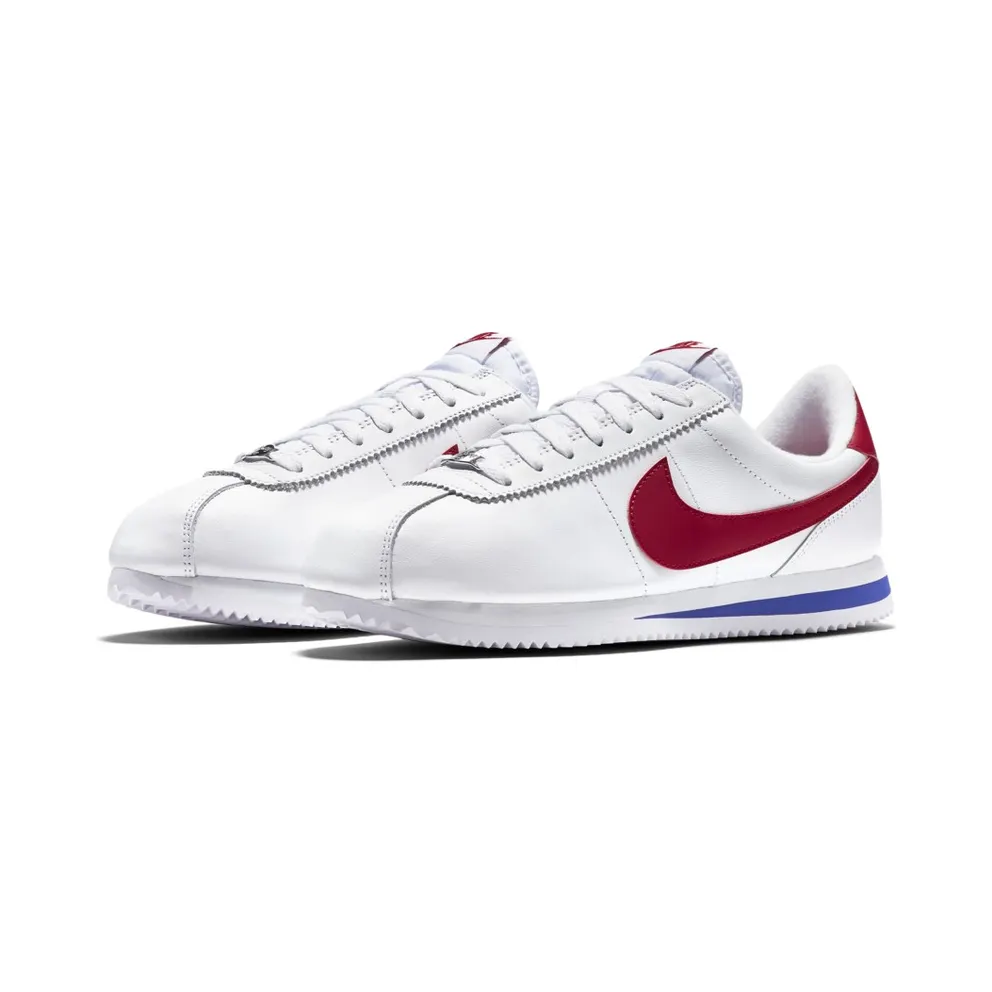 Nike Cortez Basic Leather Forrest Gump (2017) White/Varsity Red-Varsity Royal (882254-164)