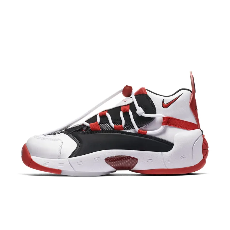 Nike Air Swoopes 2 White Black Red (W) White/University Red-Black (917592-100)