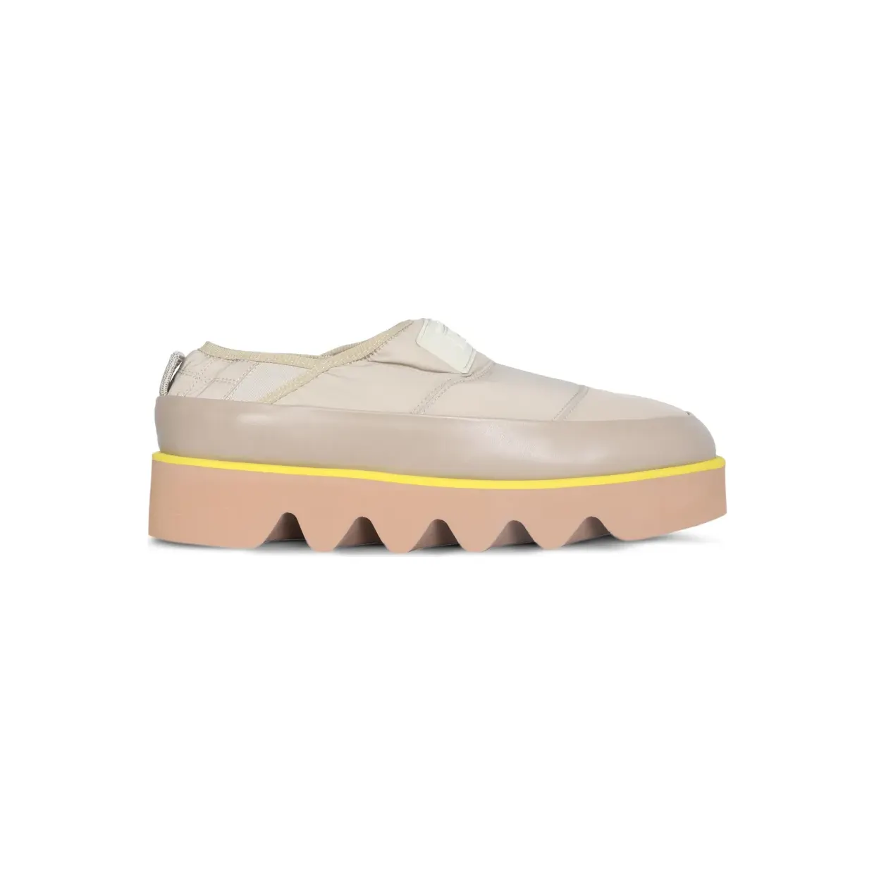 MSGM Sneakers met plateauzool en logopatch – Beige (3142MDS178810)